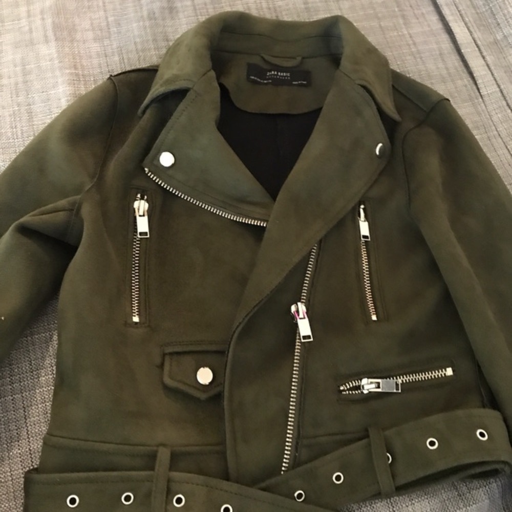 Zara suede jacket - XS/S